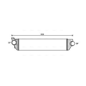 Kjøp Intercooler av AVA COOLING SYSTEMS RTA4498 til den lave prisen 1744,91 NOK