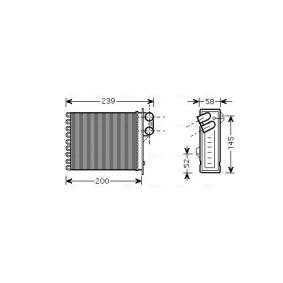 Osta Lämmityslaitteen kenno AVA COOLING SYSTEMS:llä RTA6398 edullisesti hintaan 50,28 €