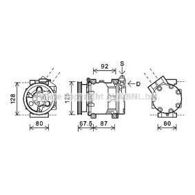 Acquista Compressore aria condizionata da PRASCO RTAK619 a buon mercato per soli 387,02 €