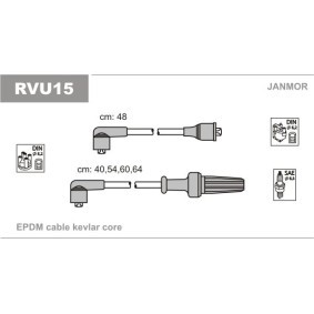 Compre Jogo de cabos de ignição da JANMOR RVU15 a um preço baixo por 16,10 €