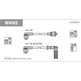 Compre Jogo de cabos de ignição da JANMOR RVU2 a um preço baixo por 13,31 €