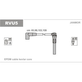 Compre Jogo de cabos de ignição da JANMOR RVU5 a um preço baixo por 15,55 €