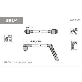 Compre Jogo de cabos de ignição da JANMOR SBU4 a um preço baixo por 25,67 €
