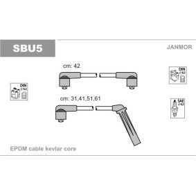 Compre Jogo de cabos de ignição da JANMOR SBU5 a um preço baixo por 26,22 €