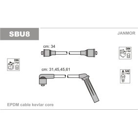 Compre Jogo de cabos de ignição da JANMOR SBU8 a um preço baixo por 26,14 €
