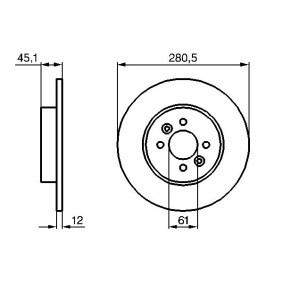Kjøp Luftfilter av BOSCH F 026 400 084 til den lave prisen 1156,81 NOK