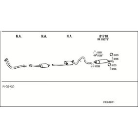Abgasanlage SK61010A von WALKER günstig für 62,98 € online kaufen