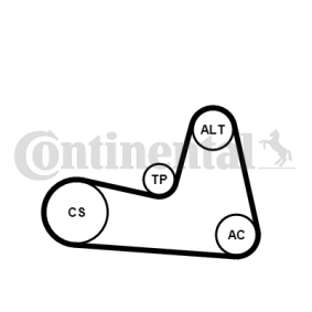 Comprar Kit de correa de distribución de CONTITECH CT1039K2 a bajo precio de 48,03 €
