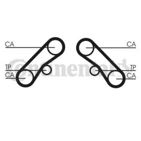 Acquista Cinghia dentata da CONTITECH CT1074 a buon mercato per soli 11,60 €