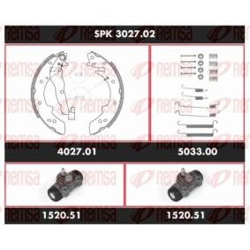 Achetez des Kit de freins, freins à tambours REMSA SPK 3027.02 à prix pour 72,90 €