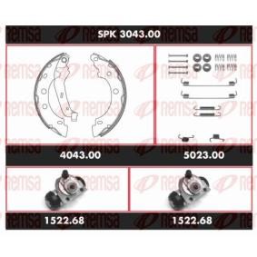 Comprar Kit frenos, disco de tambor de REMSA SPK 3043.00 a bajo precio de 75,66 €