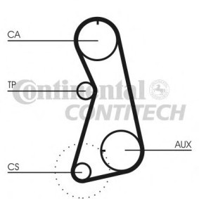 Achetez des Kit de distribution CONTITECH CT630K4 à prix pour 70,03 €