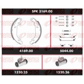 Comprar Kit frenos, disco de tambor de REMSA SPK 3169.00 a bajo precio de 77,73 €