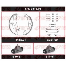 Comprar Kit frenos, disco de tambor de REMSA SPK 3416.01 a bajo precio de 78,48 €