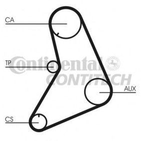 Comprar Kit de correa de distribución de CONTITECH CT687K2 a bajo precio de 72,75 €