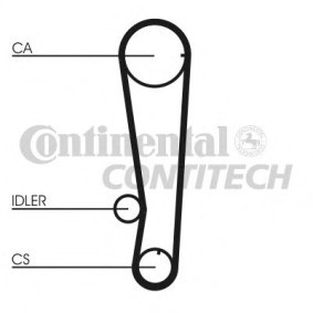 Acquista Cinghia dentata da CONTITECH CT715 a buon mercato per soli 11,53 €
