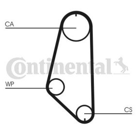 Achetez des Kit de distribution + pompe à eau CONTITECH CT720WP1 à prix pour 76,01 €
