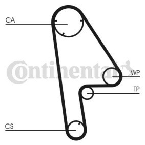 Achetez des Kit de distribution CONTITECH CT763K1 à prix pour 55,93 €