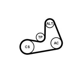 Achetez des Kit de distribution + pompe à eau CONTITECH CT772WP1 à prix pour 152,48 €