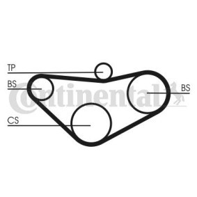 Achetez des Kit de distribution CONTITECH CT800K1 à prix pour 46,03 €