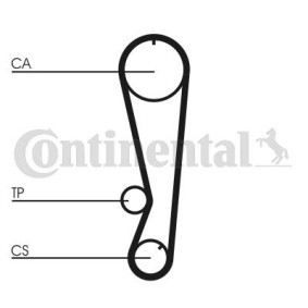 Acquista Cinghia dentata da CONTITECH CT827 a buon mercato per soli 22,15 €