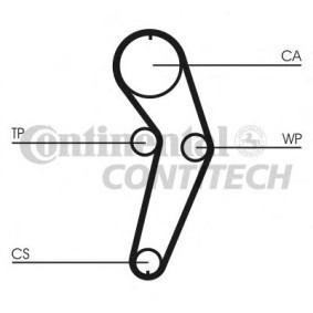 Achetez des Kit de distribution CONTITECH CT988K1 à prix pour 78,28 €