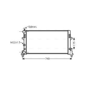 Achetez des Radiateur du moteur AVA COOLING SYSTEMS STA2037 à prix pour 83,98 €