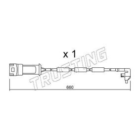 Achetez des Témoin d'usure de plaquette de frein TRUSTING SU.090 à prix pour 47,84 €