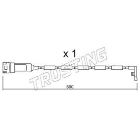Achetez des Témoin d'usure de plaquette de frein TRUSTING SU.108 à prix pour 46,26 €