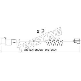 Achetez des Témoin d'usure de plaquette de frein TRUSTING SU.226K à prix pour 37,28 €