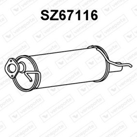 Endschalldämpfer SZ67116
