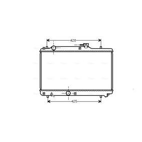 Comprar Radiador, refrigeración del motor de AVA COOLING SYSTEMS SZA2035 a bajo precio de 206,32 €