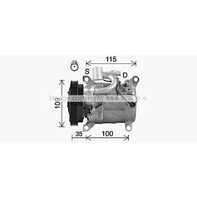 Acquista Compressore aria condizionata da PRASCO SZK118 a buon mercato per soli 1028,69 €