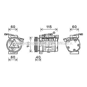 Acquista Compressore aria condizionata da PRASCO SZK145 a buon mercato per soli 831,20 €