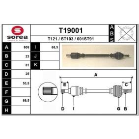 Köp Drivaxel av EAI T19001 till det låga priset 1044,19 kr
