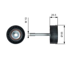 Achetez des Galet enrouleur de courroie d'accessoire GATES T36772 à prix pour 32,31 €
