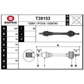Comprar Árbol de transmisión de EAI T39153 a bajo precio de 108,76 €