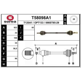 Compre Palier de EAI online para Astra Mk II CC (T85) a precios moderados