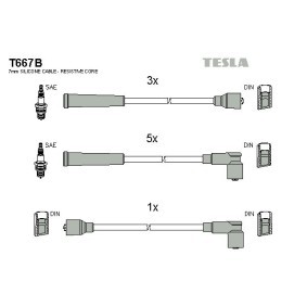 Compre Jogo de cabos de ignição da TESLA T667B a um preço baixo por 31,34 €