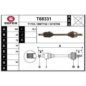 Comprar Árbol de transmisión de EAI T68331 a bajo precio de 123,52 €