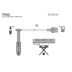 Køb Tændkabelsæt af TESLA T743C til den lave pris 336,28 DKK