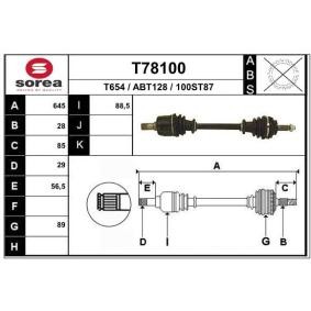 Comprar Árbol de transmisión de EAI T78100 a bajo precio de 117,95 €