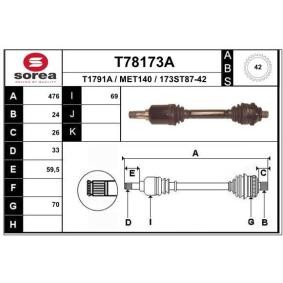 Comprar Árbol de transmisión de EAI T78173A a bajo precio de 123,52 €