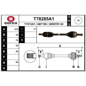 Comprar Árbol de transmisión de EAI T78285A1 a bajo precio de 123,52 €