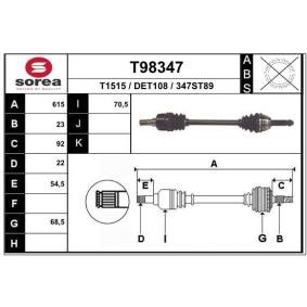 Comprar Árbol de transmisión de EAI T98347 a bajo precio de 117,95 €
