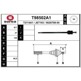 Comprar Árbol de transmisión de EAI T98502A1 a bajo precio de 141,85 €