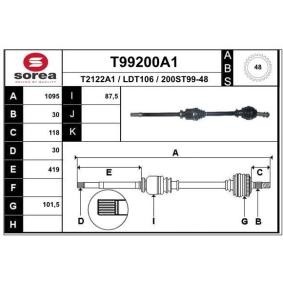 Köp Drivaxel av EAI T99200A1 till det låga priset 1686,33 kr