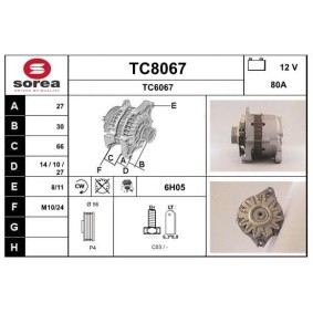 Köp Generator av SNRA TC8067 till det låga priset 1488,69 kr