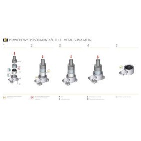 Lagerbuchse, Querlenker TED61457 für MAZDA