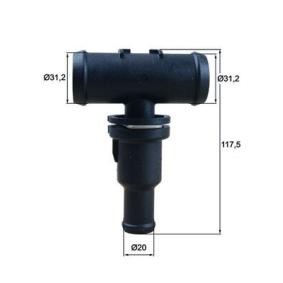 VOLKSWAGEN Kühlwasserthermostat von MAHLE ORIGINAL